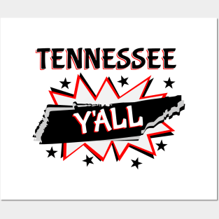 Tennessee State Pride Y'all Posters and Art